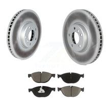 Charger l&#39;image dans la galerie, Front Coat Brake Rotors Ceramic Pad Kit For BMW 550i xDrive 650i 740Li 740i 535i