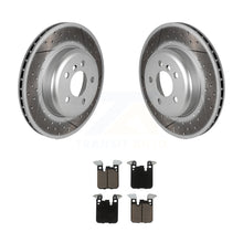 Load image into Gallery viewer, Rear Coated Brake Rotor Ceramic Pad Kit For BMW 328i xDrive 330i 430i Gran Coupe