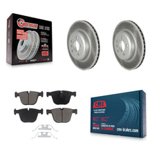 Load image into Gallery viewer, Rear Coated Disc Brake Rotor Ceramic Pad Kit For BMW 740Li 740i 535i GT xDrive 7