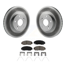 Load image into Gallery viewer, Front Coated Disc Brake Rotors And Ceramic Pads Kit For Honda Accord Acura TSX