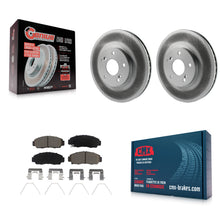 Load image into Gallery viewer, Front Coated Disc Brake Rotors And Ceramic Pads Kit For Honda Accord Acura TSX