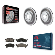 Charger l'image dans la galerie, Front Coat Brake Rotor Ceramic Pad Kit For Chevrolet Cavalier Pontiac Sunfire Am