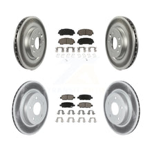 Charger l'image dans la galerie, Front Rear Coated Brake Rotors Ceramic Pad Kit For Nissan Rogue Sport Qashqai SL