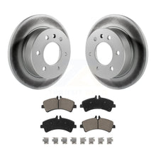 Charger l&#39;image dans la galerie, Rear Coated Disc Brake Rotors And Ceramic Pad Kit For Freightliner Sprinter 3500