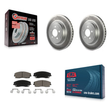 Charger l'image dans la galerie, [Front] 15-18 Dodge Charger RWD with 3.6L Premium Coated Rotors &amp; Ceramic Pads Brake Kit For Max Braking