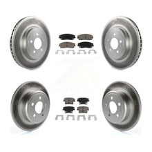 Load image into Gallery viewer, Front Rear Coat Disc Brake Rotor Ceramic Pad Kit For Dodge Charger RWD with 3.6L