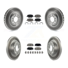 Charger l'image dans la galerie, Front Rear Coated Disc Brake Rotors And Ceramic Pads Kit For Jeep Compass