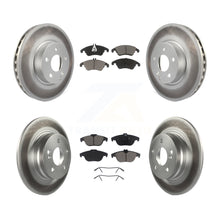 Load image into Gallery viewer, Front Rear Coated Disc Brake Rotors And Ceramic Pads Kit For Mercedes-Benz C300