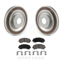 Load image into Gallery viewer, Front Coated Disc Brake Rotors And Ceramic Pads Kit For INFINITI QX50 QX55