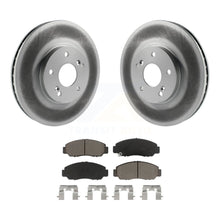 Charger l&#39;image dans la galerie, Front Coated Disc Brake Rotors And Ceramic Pads Kit For Honda Accord