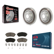 Charger l'image dans la galerie, [Front] 2021 Mazda 6 Turbocharged Premium Coated Rotors &amp; Ceramic Pads Brake Kit For Max Braking