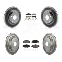 Load image into Gallery viewer, Front Rear Coated Disc Brake Rotors And Ceramic Pads Kit For Honda CR-V