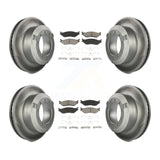 Front Rear Coat Brake Rotors Ceramic Pad Kit For International IC Corporation AE