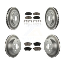 Load image into Gallery viewer, [Front+Rear] 2019 Nissan Rogue Sport S Premium Coated Rotors &amp; Ceramic Pads Brake Kit For Max Braking