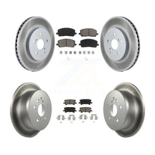 Load image into Gallery viewer, Front Rear Coat Brake Rotor Ceramic Pad Kit For Toyota Highlander Hybrid Limited