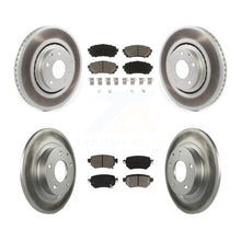 Load image into Gallery viewer, [Front+Rear] 2021 Mazda 6 Turbocharged Premium Coated Rotors &amp; Ceramic Pads Brake Kit For Max Braking