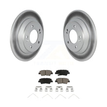 Load image into Gallery viewer, Rear Coated Disc Brake Rotors And Ceramic Pads Kit For 2020-2022 Kia Soul 1.6L