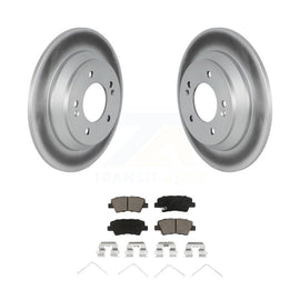 [Rear] 2020-2022 Kia Soul 1.6L Premium Coated Rotors & Ceramic Pads Brake Kit For Max Braking