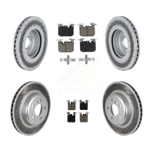 Load image into Gallery viewer, Front Rear Coated Brake Rotor Ceramic Pad Kit For BMW 335i xDrive 330i 435i 340i
