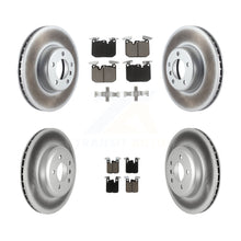Load image into Gallery viewer, Front Rear Coated Brake Rotor Ceramic Pad Kit For BMW 330i 328i 428i xDrive Gran