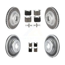 Load image into Gallery viewer, Front Rear Coated Disc Brake Rotors And Ceramic Pads Kit For BMW 428i