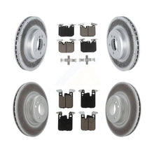 Load image into Gallery viewer, Front Rear Coated Disc Brake Rotor And Ceramic Pad Kit For BMW 230i xDrive M240i