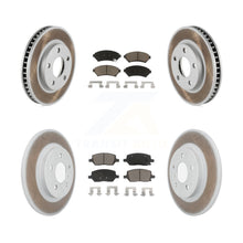 Load image into Gallery viewer, Front Rear Coat Brake Rotors Ceramic Pad Kit For 05 Pontiac Montana SV6 with FWD