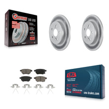 Load image into Gallery viewer, [Rear] 2019 Toyota Corolla 2.0L Premium Coated Rotors &amp; Ceramic Pads Brake Kit For Max Braking