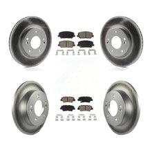Charger l&#39;image dans la galerie, [Front+Rear] 2018 Kia Forte SX Premium Coated Rotors &amp; Ceramic Pads Brake Kit For Max Braking