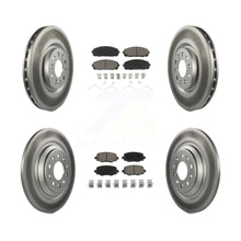 Load image into Gallery viewer, Front Rear Coated Disc Brake Rotors And Ceramic Pads Kit For Jeep Cherokee