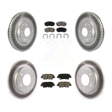 Load image into Gallery viewer, Front Rear Coated Brake Rotors Ceramic Pad Kit For Hyundai Veloster Turbocharged