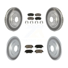 Charger l'image dans la galerie, Front Rear Coated Disc Brake Rotors Ceramic Pad Kit For Kia Hyundai Niro EV Kona