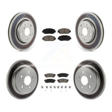 Load image into Gallery viewer, Front Rear Coated Disc Brake Rotors And Ceramic Pads Kit For Toyota C-HR