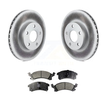 Charger l&#39;image dans la galerie, Front Coated Brake Rotor Ceramic Pad Kit For Pontiac Sunfire Grand Am Oldsmobile