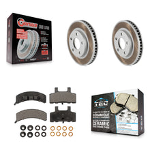 Charger l'image dans la galerie, Front Coat Brake Rotor Ceramic Pad Kit For Cadillac DeVille Fleetwood 60 Special