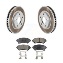 Charger l&#39;image dans la galerie, Front Coated Brake Rotor Ceramic Pad Kit For Buick LeSabre Century Pontiac Grand