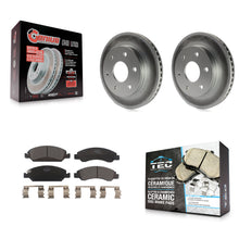 Charger l'image dans la galerie, Front Coat Brake Rotor Ceramic Pad Kit For 2007 GMC Sierra 1500 Disc rear brakes