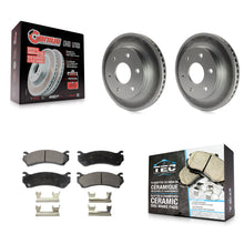 Charger l'image dans la galerie, Front Coat Brake Rotor Ceramic Pad Kit For Chevrolet Silverado 1500 GMC Tahoe XL
