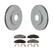 Load image into Gallery viewer, Front Coat Brake Rotor Ceramic Pad Kit For Cadillac CTS With Standard Suspension