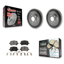 Charger l'image dans la galerie, Front Coat Brake Rotor Ceramic Pad Kit For Chevrolet Malibu Pontiac G6 Cobalt G5
