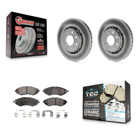 Front Coat Brake Rotor Ceramic Pad Kit For Chevrolet Aveo Spark Aveo5 EV Pontiac