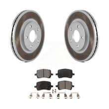 Load image into Gallery viewer, Front Coated Disc Brake Rotors &amp; Ceramic Pad Kit For Chevrolet Malibu Pontiac G6