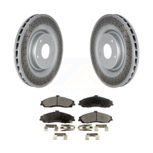 Charger l&#39;image dans la galerie, Front Coat Disc Brake Rotors Ceramic Pad Kit For Chevrolet Corvette Cadillac XLR