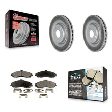 Load image into Gallery viewer, Front Coat Disc Brake Rotors Ceramic Pad Kit For Chevrolet Corvette Cadillac XLR