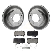 Charger l&#39;image dans la galerie, Front Coated Disc Brake Rotors And Ceramic Pads Kit For Hummer H3 H3T