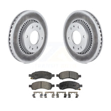 Load image into Gallery viewer, Front Coat Brake Rotor Ceramic Pad Kit For Chevrolet Trailblazer GMC Envoy Buick