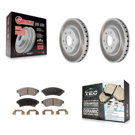 Front Coat Disc Brake Rotor Ceramic Pad Kit For Chevrolet Uplander Buick Terraza