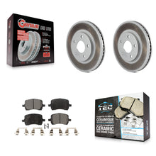 Charger l'image dans la galerie, Front Coated Disc Brake Rotors And Ceramic Pads Kit For Chevrolet HHR