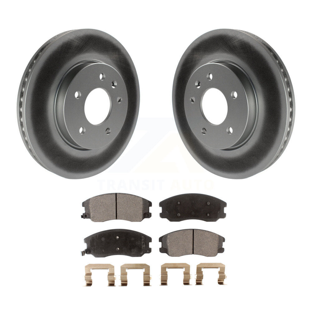 Front Coat Brake Rotors Ceramic Pad Kit For Chevrolet Equinox Saturn Vue Captiva