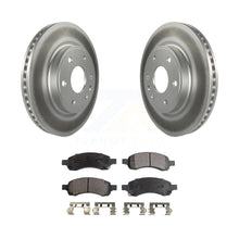 Load image into Gallery viewer, Front Coated Brake Rotor Ceramic Pad Kit For Chevrolet Traverse GMC Acadia Buick